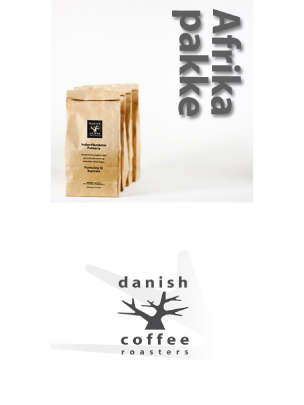 Afrikapakke 4 x 225 gram - friskristet