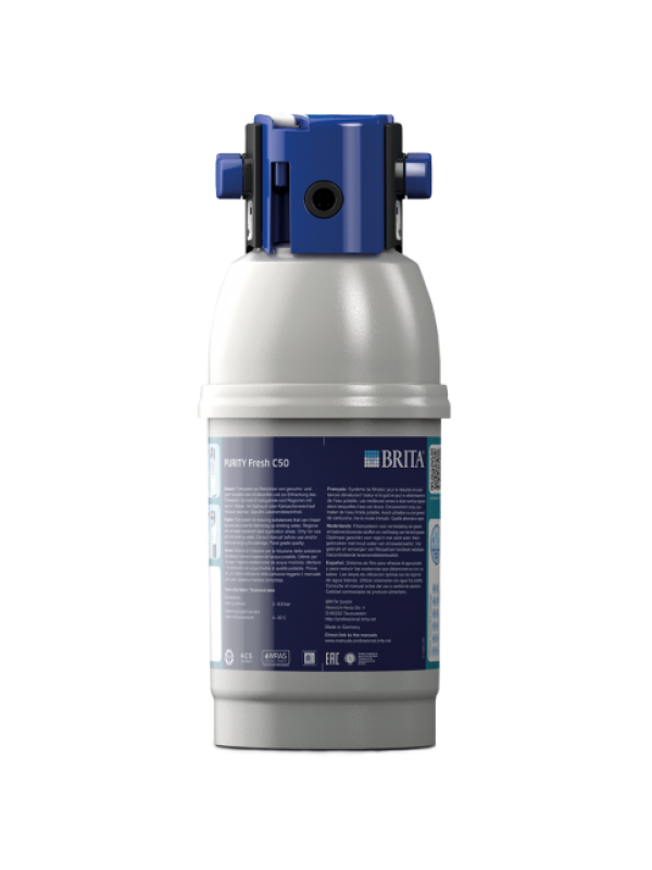 Brita Purity C50 inkl. variabelt bypass hoved