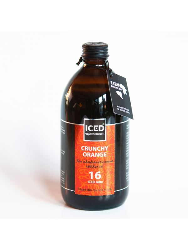 Iced Espresso Crunchy Orange, 16 shots - ½ liter