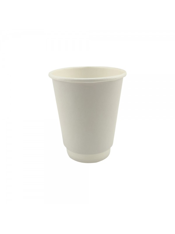 Pap-krus termo, 24 cl. To-Go, hvid - 25 stk.