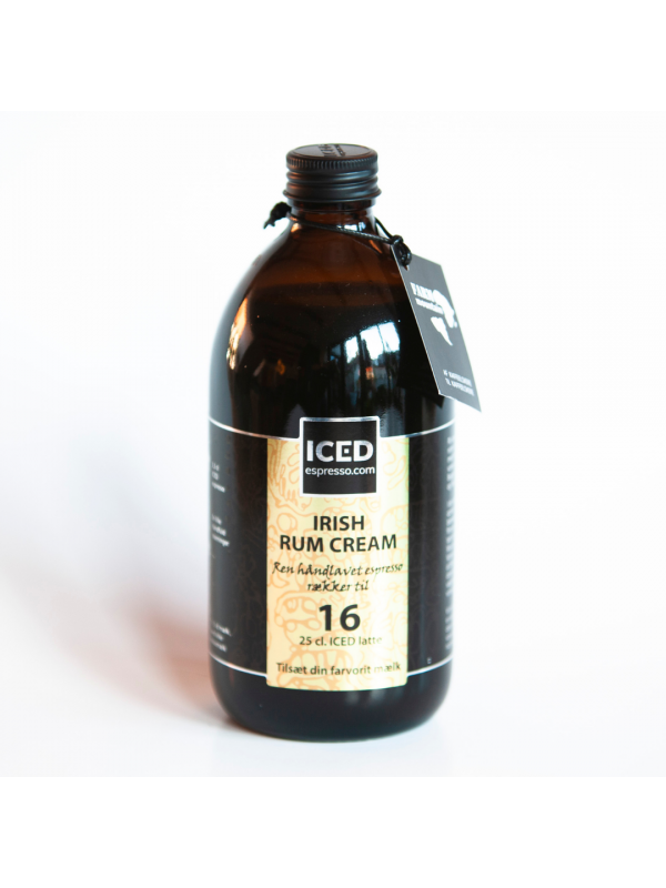 Iced Espresso Irish Rum Cream, 16 shots - ½ liter