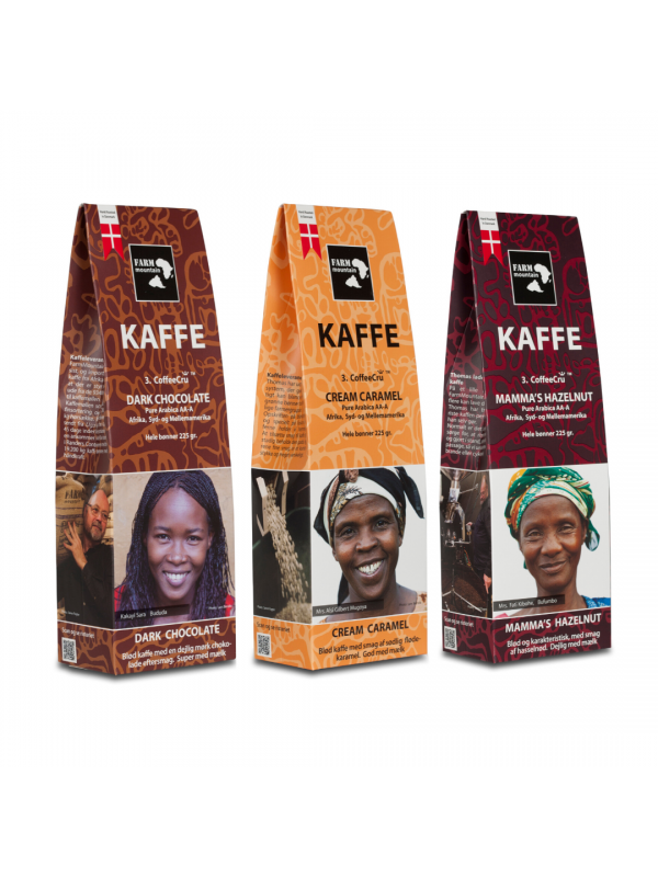 3 x smagskaffe A - Farm Mountain